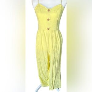 Copper Key Bright Yellow Jumpsuit
